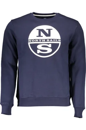 North Sails Heren, Sweatshirts & Hoodies, Blauw, Maat: L