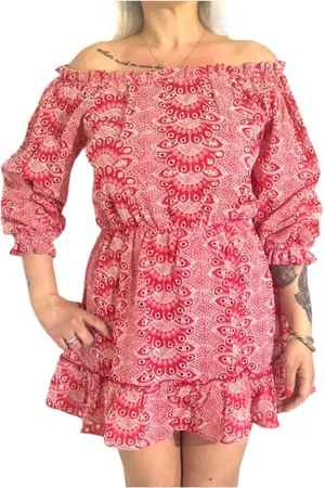 F**K Dames, Jurken, Roze, Maat: L