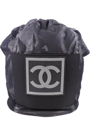 CHANEL Dames, Pre-owned, Zwart, Maat: ONE Size Leer