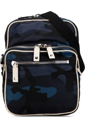 VALENTINO Heren, Pre-owned, Blauw, Maat: ONE Size Nylon