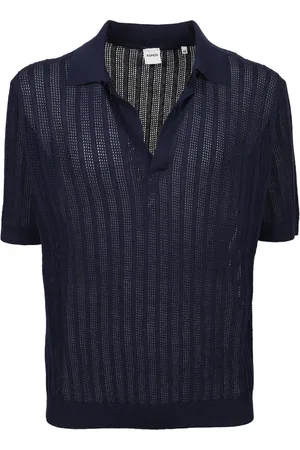Aspesi Heren, Tops, Blauw, Maat: L Katoen