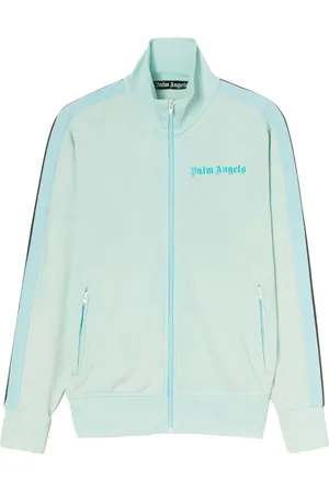 Palm Angels Heren, Sweatshirts & Hoodies, Groen, Maat: M Polyamide