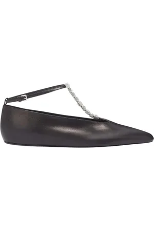 Jil Sander Dames, Schoenen, Zwart, Maat: 39 EU Leer