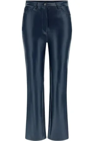 Guess Dames, Broeken, Blauw, Maat: W27 L29 Leer