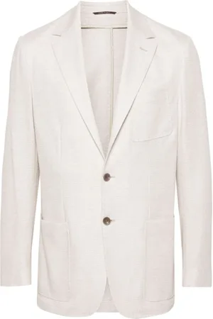 CANALI Heren, Jassen, , Maat: 2XL Katoen