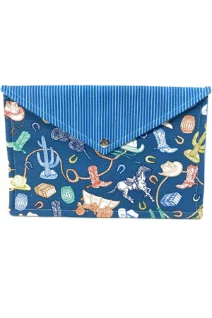 Hermès Dames, Pre-owned, Blauw, Maat: ONE Size Katoen