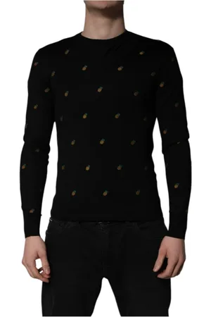 Dolce & Gabbana Heren, Truien, Zwart, Maat: XS Zijde