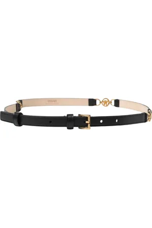 VERSACE Dames, Accessoires, Zwart, Maat: 85 CM Leer