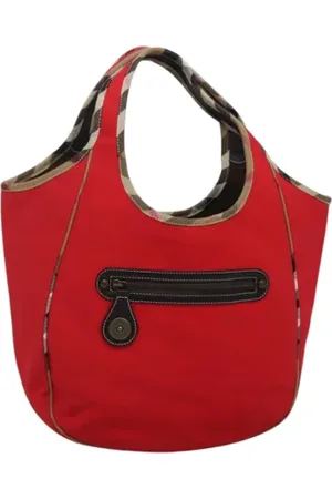 Burberry Dames, Pre-owned, Rood, Maat: ONE Size