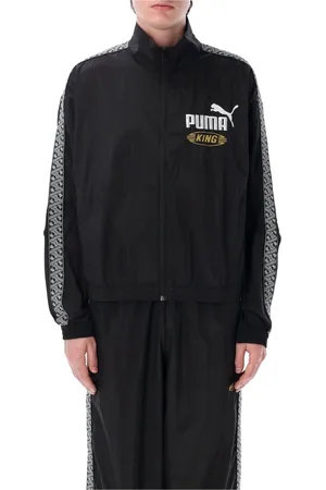 PUMA Heren, Jassen, Zwart, Maat: L Nylon