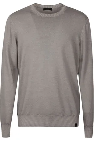 FAY Heren, Truien, Grijs, Maat: 3XL