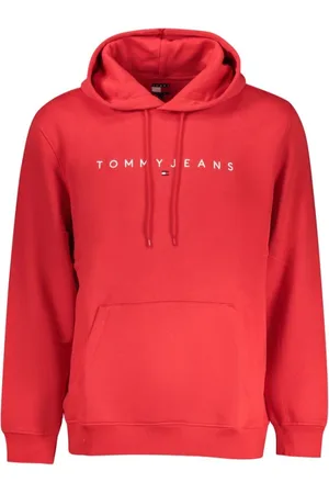 Tommy Hilfiger Heren, Sweatshirts & Hoodies, Rood, Maat: XL Katoen
