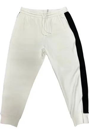 Emporio Armani Heren, Broeken, Wit, Maat: L