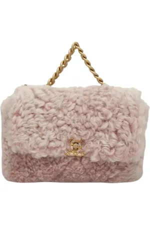 CHANEL Dames, Pre-owned, Roze, Maat: ONE Size Wol