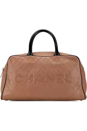 CHANEL Dames, Pre-owned, Roze, Maat: ONE Size Leer