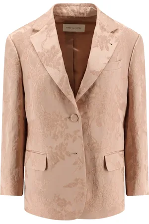 DRIES VAN NOTEN Dames, Jassen, Roze, Maat: XS Linnen