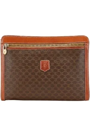 Céline Dames, Pre-owned, Bruin, Maat: ONE Size Leer