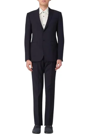 Emporio Armani Heren, Pakken, Blauw, Maat: L Tweed