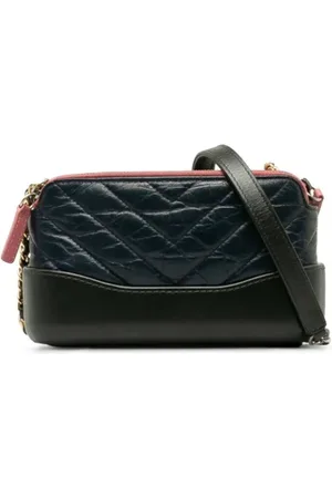CHANEL Dames, Pre-owned, Blauw, Maat: ONE Size Leer