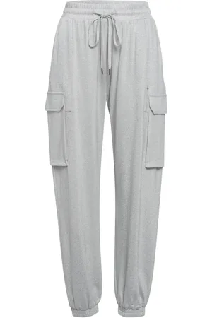 Marc Aurel Dames, Broeken, Grijs, Maat: XL Viscose