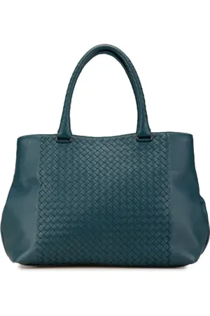 Bottega Veneta Dames, Pre-owned, Groen, Maat: ONE Size Leer