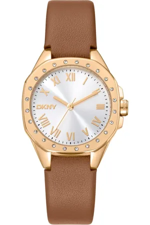 DKNY Dames, Accessoires, Bruin, Maat: ONE Size Leer