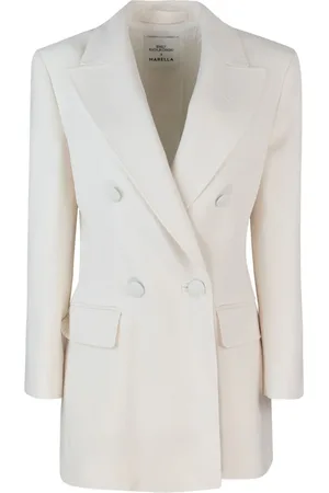 MARELLA Dames, Jassen, Wit, Maat: 2XS Leer
