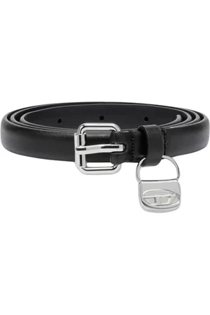 Diesel Dames, Accessoires, Zwart, Maat: 75 CM Leer