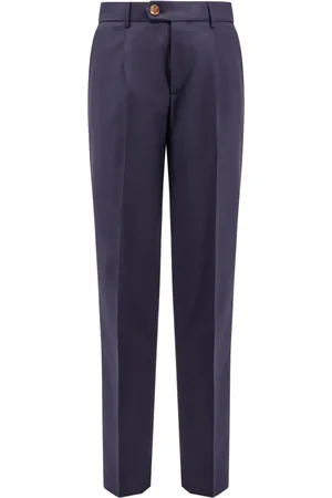 Brunello Cucinelli Heren, Broeken, Blauw, Maat: L Wol
