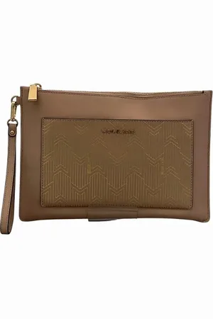 Michael Kors Dames, Pre-owned, Bruin, Maat: ONE Size Leer