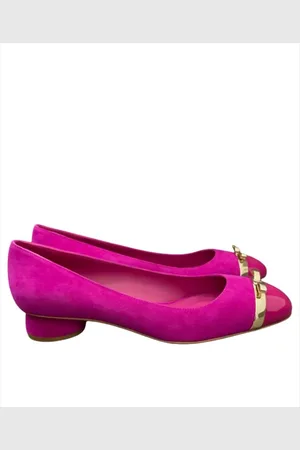 Salvatore Ferragamo Dames, Schoenen, Roze, Maat: 39 1/2 EU