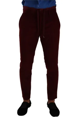 Dolce & Gabbana Heren, Broeken, Rood, Maat: M Katoen