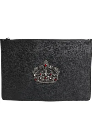Dolce & Gabbana Heren, Tassen, Zwart, Maat: ONE Size Leer