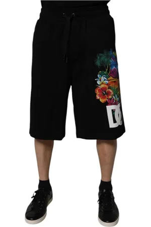 Dolce & Gabbana Heren, Korte broeken, Zwart, Maat: 4XL Katoen