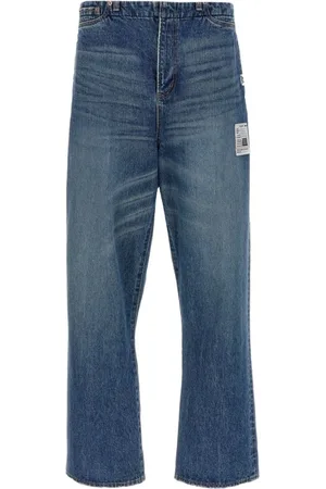 MIHARA YASUHIRO Heren, Jeans, Blauw, Maat: L Denim