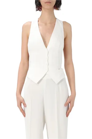 Elisabetta Franchi Dames, Jassen, Wit, Maat: M