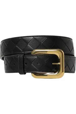 Bottega Veneta Dames, Accessoires, Zwart, Maat: 80 CM Leer