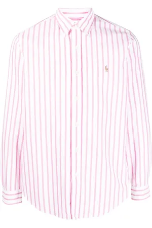 Ralph Lauren Heren, Overhemden, Roze, Maat: L Katoen