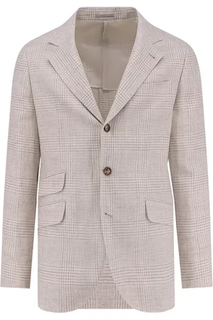 Brunello Cucinelli Heren, Jassen, , Maat: XL Linnen