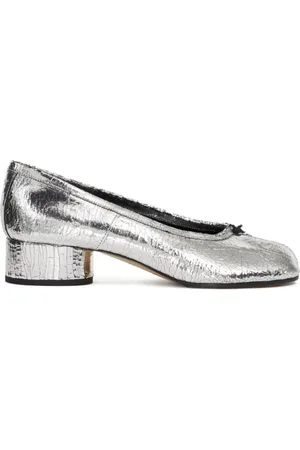 Maison Margiela Dames, Schoenen, Grijs, Maat: 36 EU Leer