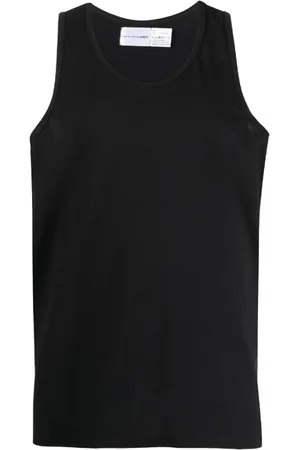 Comme des Garçons Heren, Tops, Zwart, Maat: XL Katoen