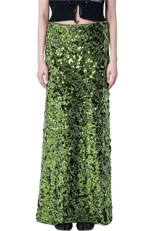 Ganni Dames, Rokken, Groen, Maat: M