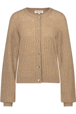Fabienne Chapot Dames, Truien, Bruin, Maat: XL Katoen