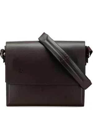LOUIS VUITTON Heren, Pre-owned, Bruin, Maat: ONE Size Leer