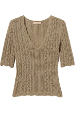 Twin-Set Dames, Truien, Groen, Maat: S