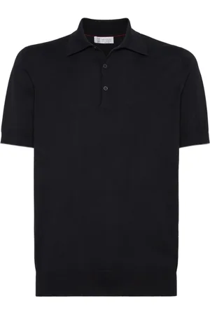 Brunello Cucinelli Heren, Tops, Zwart, Maat: L Katoen