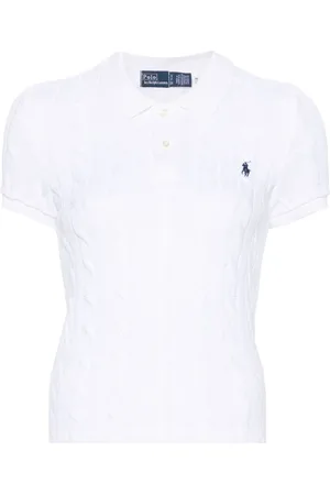 Ralph Lauren Dames, Truien, Wit, Maat: L Katoen