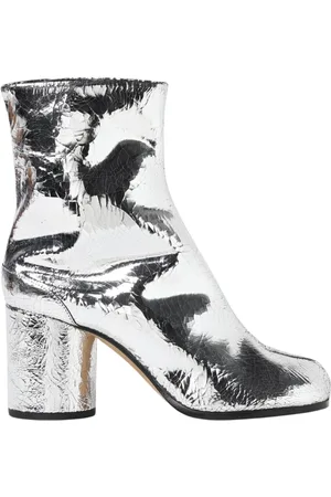 Maison Margiela Dames, Schoenen, Grijs, Maat: 37 1/2 EU Leer