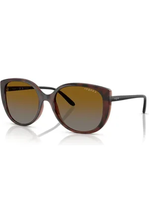 vogue Dames, Accessoires, Bruin, Maat: 55 MM Nylon
