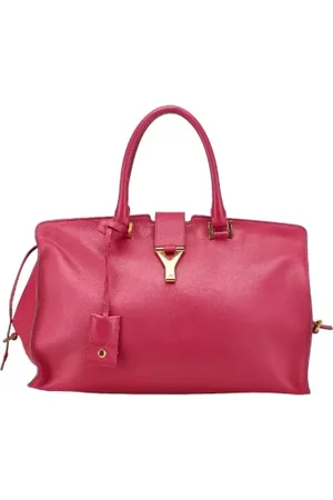 Saint Laurent Dames, Pre-owned, Roze, Maat: ONE Size Leer